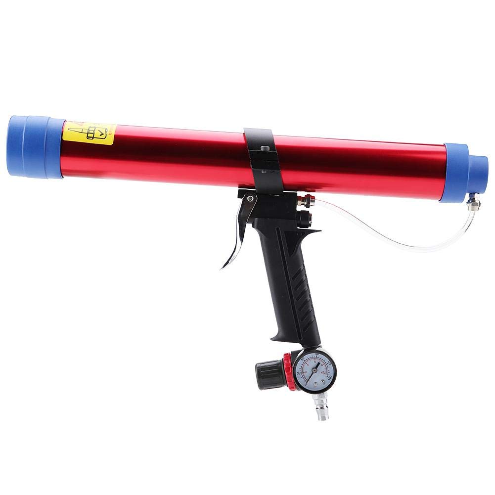 Pegamento de vidrio neumático, pistola de calafatear neumática Sellador de la pistola de masilla pistola de aire del cartucho 300~600ML para la decoración del edificio