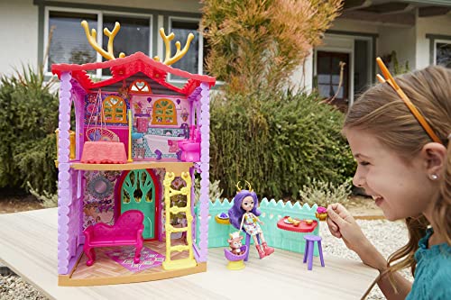 Maison de poupée Enchantimals Danessa Biche jouet enfant 4 espaces