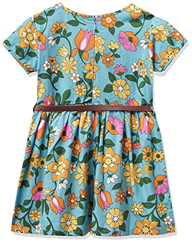 Image of Amazon Brand - Jam & Honey Cotton Girls' Dresses & Jumpsuits Knee-Length Dress (JHAW20GDRS990-7 Multicolor 3 2-3 Years