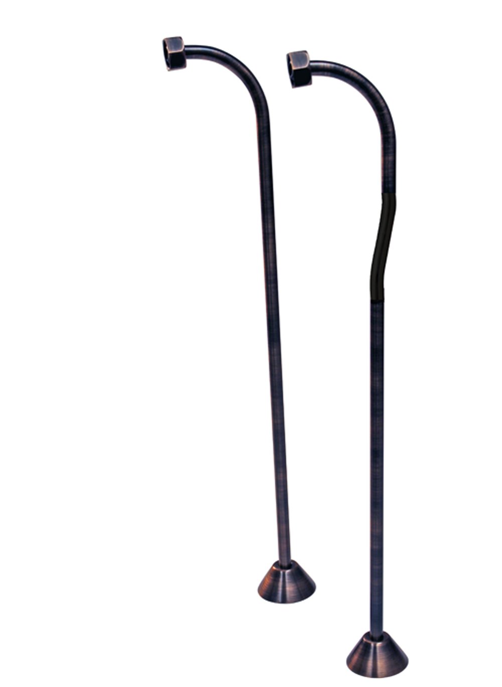 Westbrass LA-Style Pedestal Sink Supply Kit With P-Trap, Lines, Flanges...