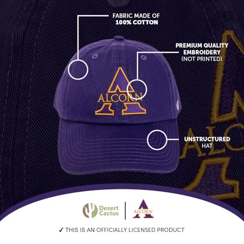 Gorra bordada ajustable púrpura para adultos miniatura 4
