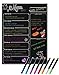 Newcomdigi Lavagnetta Magnetica Frigo Lavagna Magnetica da Frigorifero Lavagnetta Magnetica Cucina Promemoria Calendario Settimanale Pianificazione Organizer Ufficio 30 x 40 cm Nero