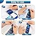 Blue Bible Tabs for Men's Bible Studies & Small Groups – Premium Waterproof Tabs with Gold-Foil Lettering, Easy to Read, Bible Journaling Supplies (66 Tabs for Old & 24 New Testament)