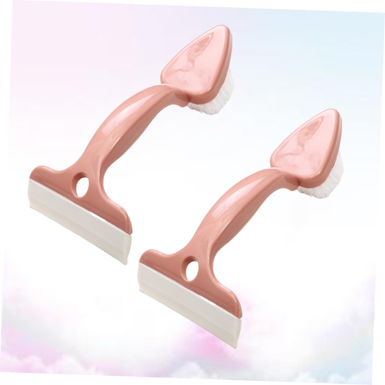PartyKindom Cepillo De Limpieza De Azulejos Espátula para Suelo De Baño Limpiador De Vidrio Cepillo para Fregadero De Cocina Fregado De Suelo 4 Uds
