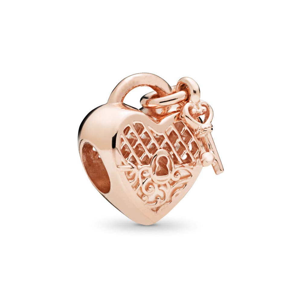 Minijewelrylove You Lock Heart Charm Fits Pandora Charms Bracelets