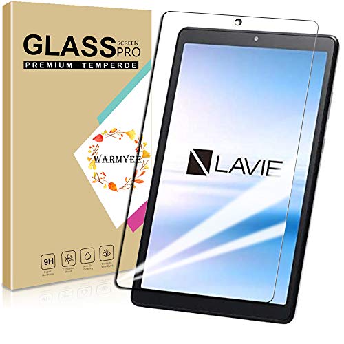 LAVIE Tab E TE508/KAS 用の ガラスフィルム Warmyee フィルム 強化ガラス 液晶保護フィルム