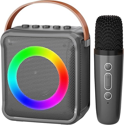 Anayu store (1Set-Multicolor) Karaoke Machine with LED Lights, Karaoke Songs Toys with Microphone Bluetooth Karaoke Machine, Karaoke Speaker Gifts to Kids. (B0CYMGWHC3) Amazon Price History, Amazon Price Tracker