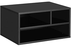 SONGMICS Printer Stand for Desk, Perfect Shelf for Printer with Storage Shelves