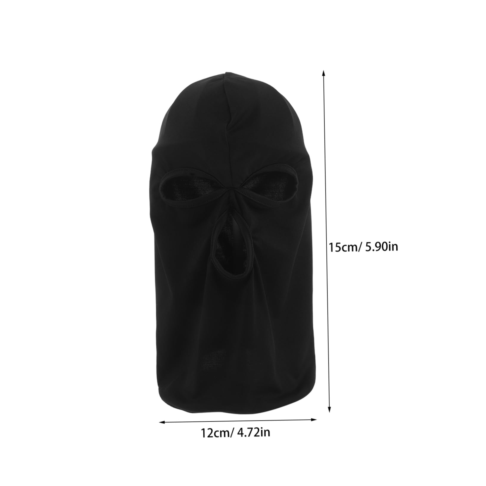 Toddmomy 2pcs Summer Balaclava Face Mask UV Protection and Breathable Cooling Cover for Cycling and Outdoor Sports Quick Drying Sweat Wicking Design for Comfortable Use Black