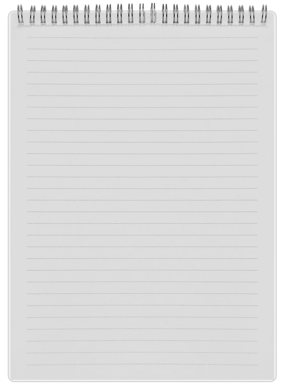 ZMQPAKL Spiral Notebook 8.5x11,Note Pads 8.5x11,80 sheets of paper(White)