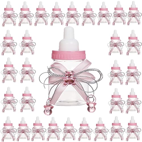 Ours mignon boîtes à bonbons pour fête prénatale rose et souvenirs de baptême