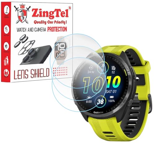 Image of 3 Pack Screen Protector Compatible With Garmin Forerunner 970 /265 46mm /Garmin Venu 3 45mm / Garmin Venu 2 Plus 45 mm TPU Screen Guard Not a Tempered Glass
