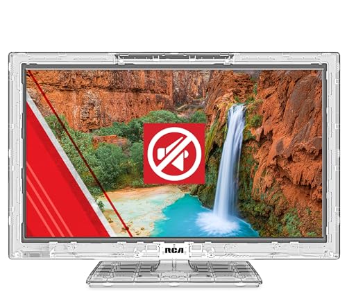 Image of RCA 22” Clearview HDTV | J22SE1221 Transparent LED HD Television, High Resolution Wide Screen Monitor w/HDMI, VGA, Including Full Function Remote