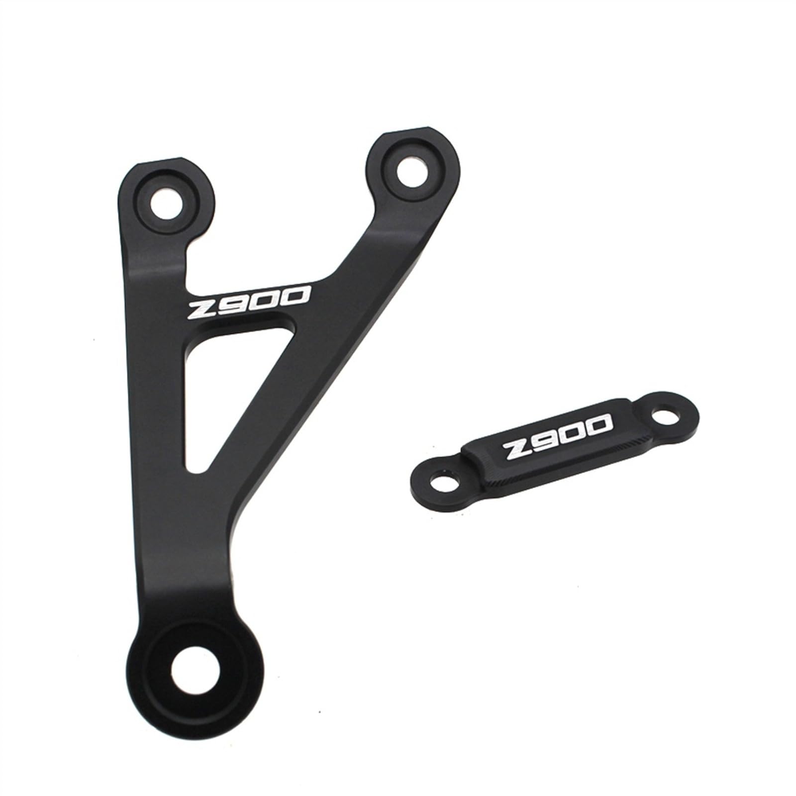 Fireleopard Motorrad CNC Aluminium Auspuffhalter Aufhänger Auspuffhalterung Halterung Kompatibel mit Z 900 Z900 2017 2018 2019 2023