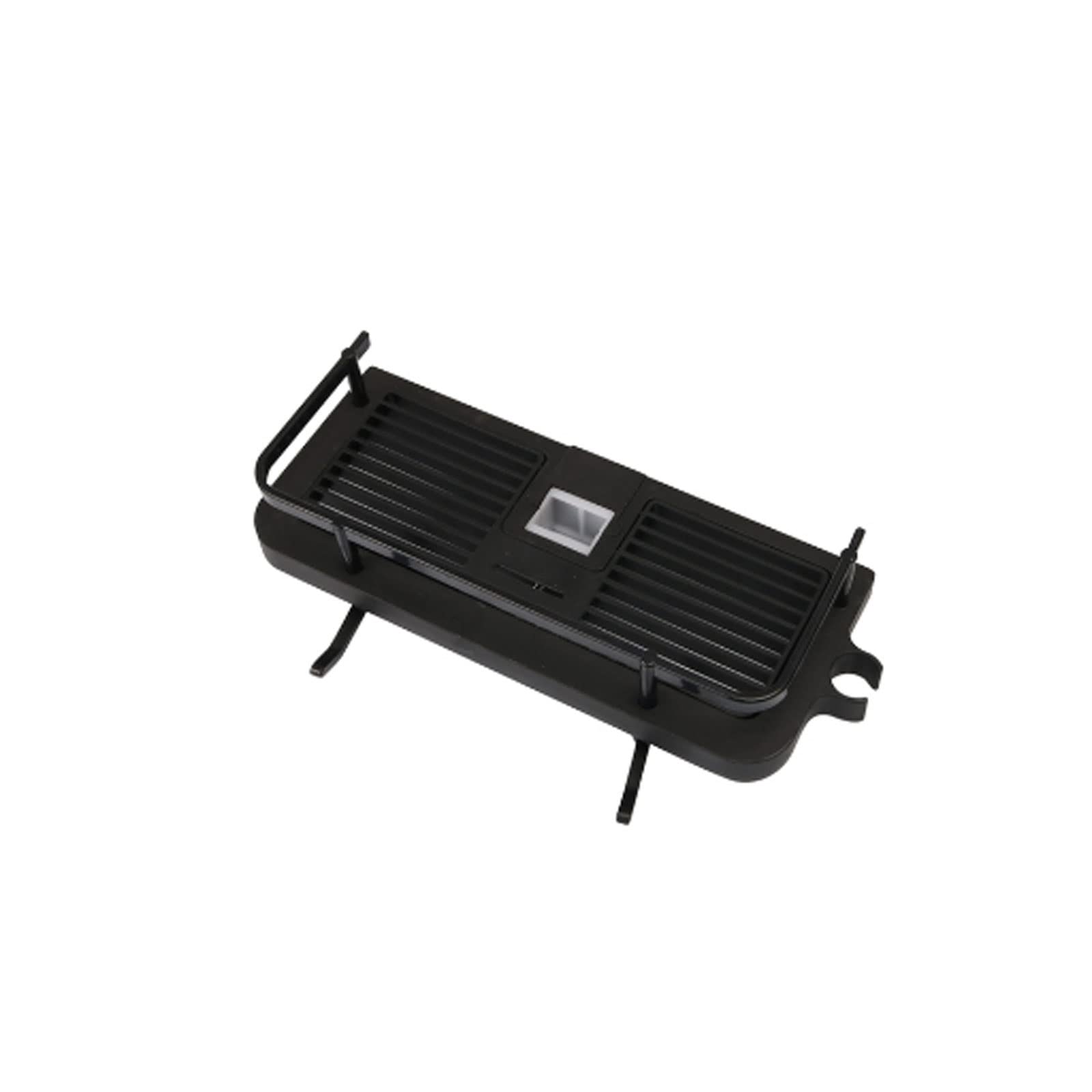 Pot and Pan Organizer Home Black Holder Bathroom Storage Hotel No Drilling Shower Shelf with Hooks Caddy ABS