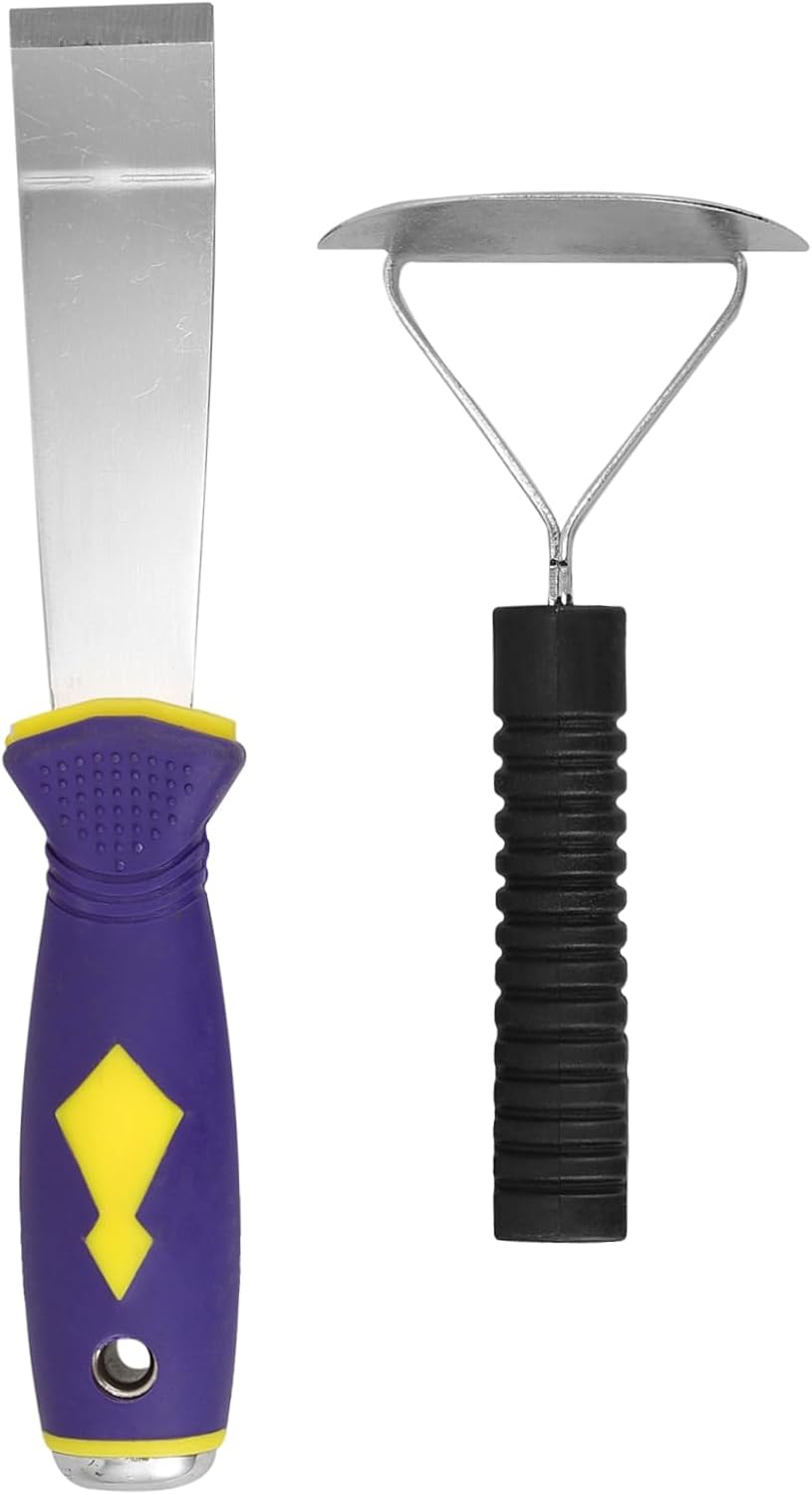 Unomor 4sets Tire Repair Tool Kit Tire Scraper and Balance Remover for Automotive Wheels for Puncture Repair