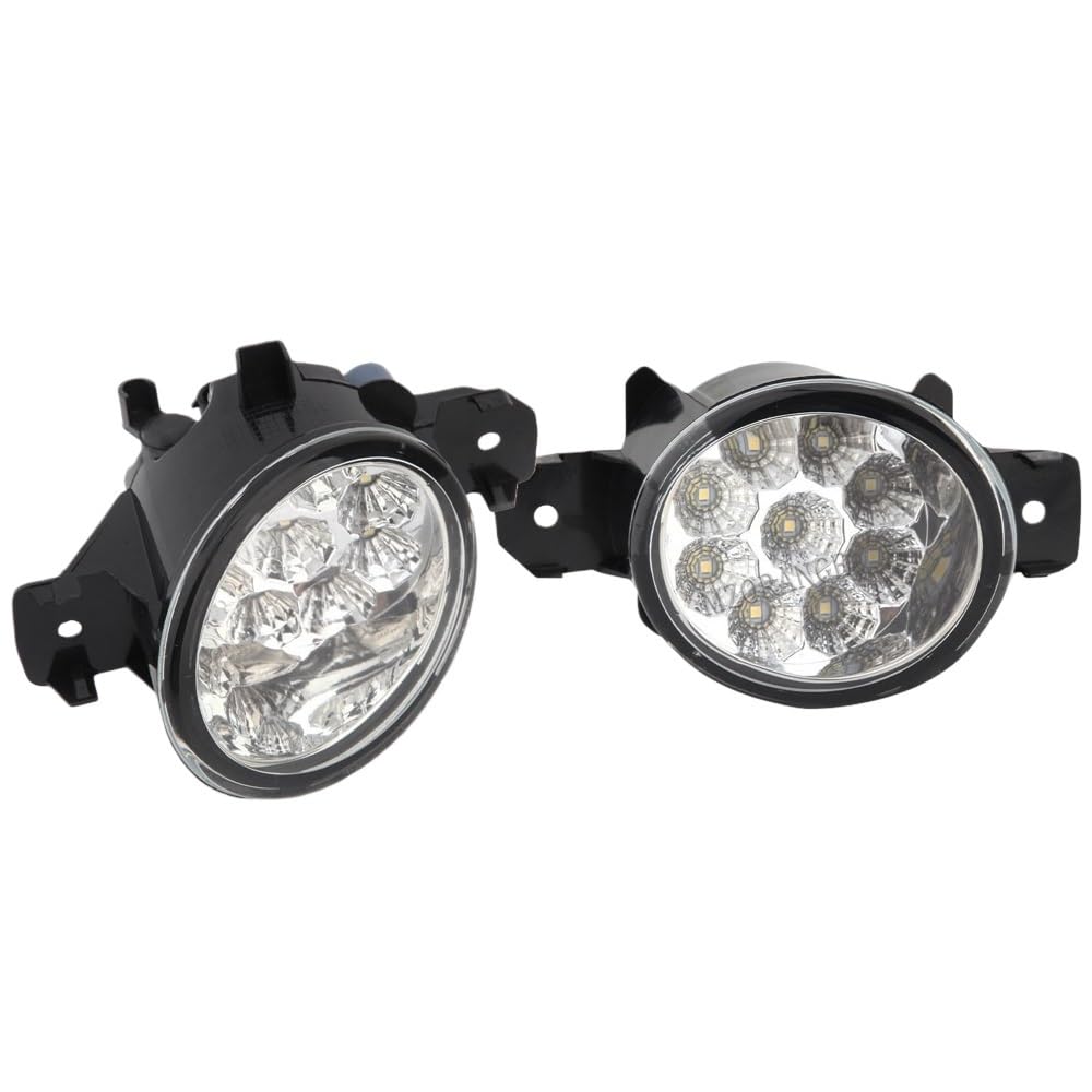 Conjunto Faros Antiniebla Para Clio 2001-2013 Luces Antiniebla Faros Delanteros Accesorios Kit De Carrocería Coche(LED Fog B)