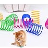 ISMARTEN Cat Spring Toy (60 Pack), Cat Kittens Toys Plastic Coil Spiral Springs for Swatting, Biting, Hunting, and Active Healthy Play (Random Color) #4
