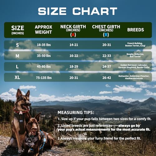 Image of AUROTH Tactical Dog Harness for Large Dogs No Pull Adjustable Pet Harness Reflective K9 Working Training Easy Control Pet Vest Military Service Dog Harnesses