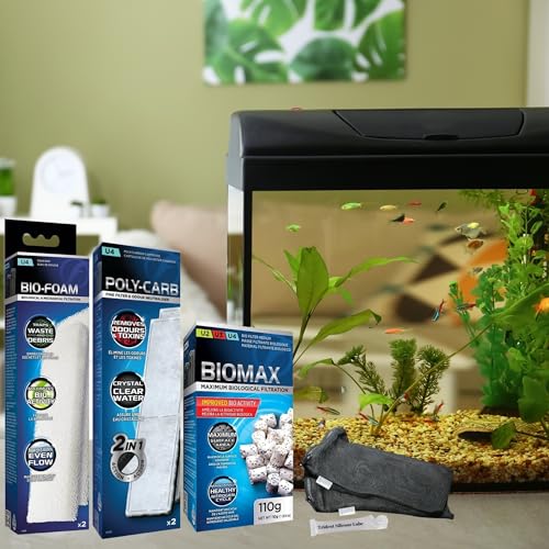 Image of U4 Underwater Filter Media Maintenance & Replacement Filter Media Kit, Including Trident Mesh Bags(U4 Underwater Bio-Foam Pad, U4 BioMax, U4 Poly-Carb Cartridge)
