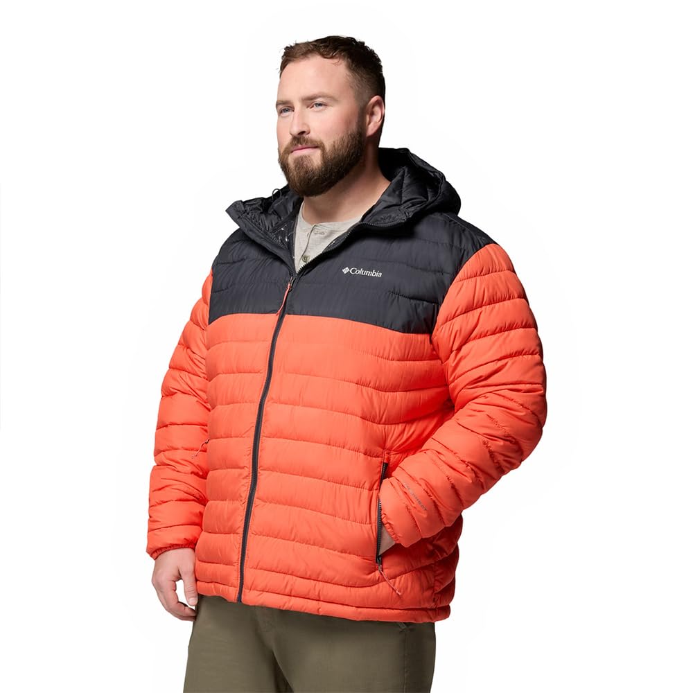 Columbia Powder Lite 2 - Chaqueta Con Capucha Chaqueta acolchada con capucha Hombre (Pack de 1)