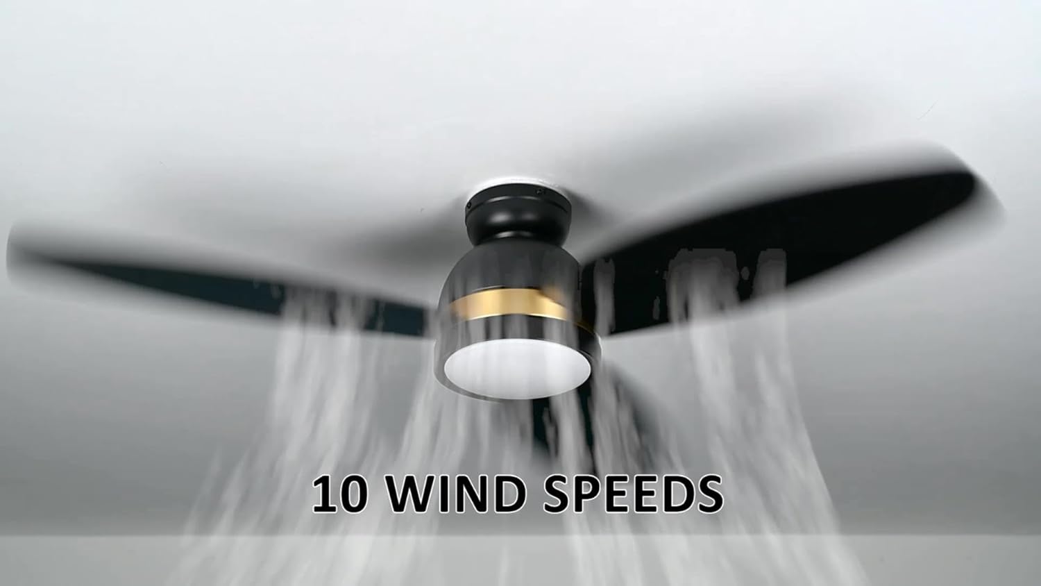 Carro 52" Low Profile Ceiling Fan with Dimmable LED Light, Modern Ceiling Fan with reversible DC motor, Smart Ceiling Fan Controlled by APP, Remote, Google Home, Alexa and Siri Shortcut, Black