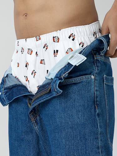 Image of XYXX Men's Remix Regular Fit Cotton Printed Boxer with Dual Pocket & No Marks Waistband (Pack of 2)