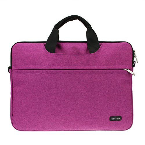 MOONLOVE Notebooktasche Laptoptasche Aktentasche Wasserfest Canvas-Gewebe Laptop Schutzhülle Mit Griff & Reißverschluss-Tasche für 14-15.6 Zoll Laptop Notebook