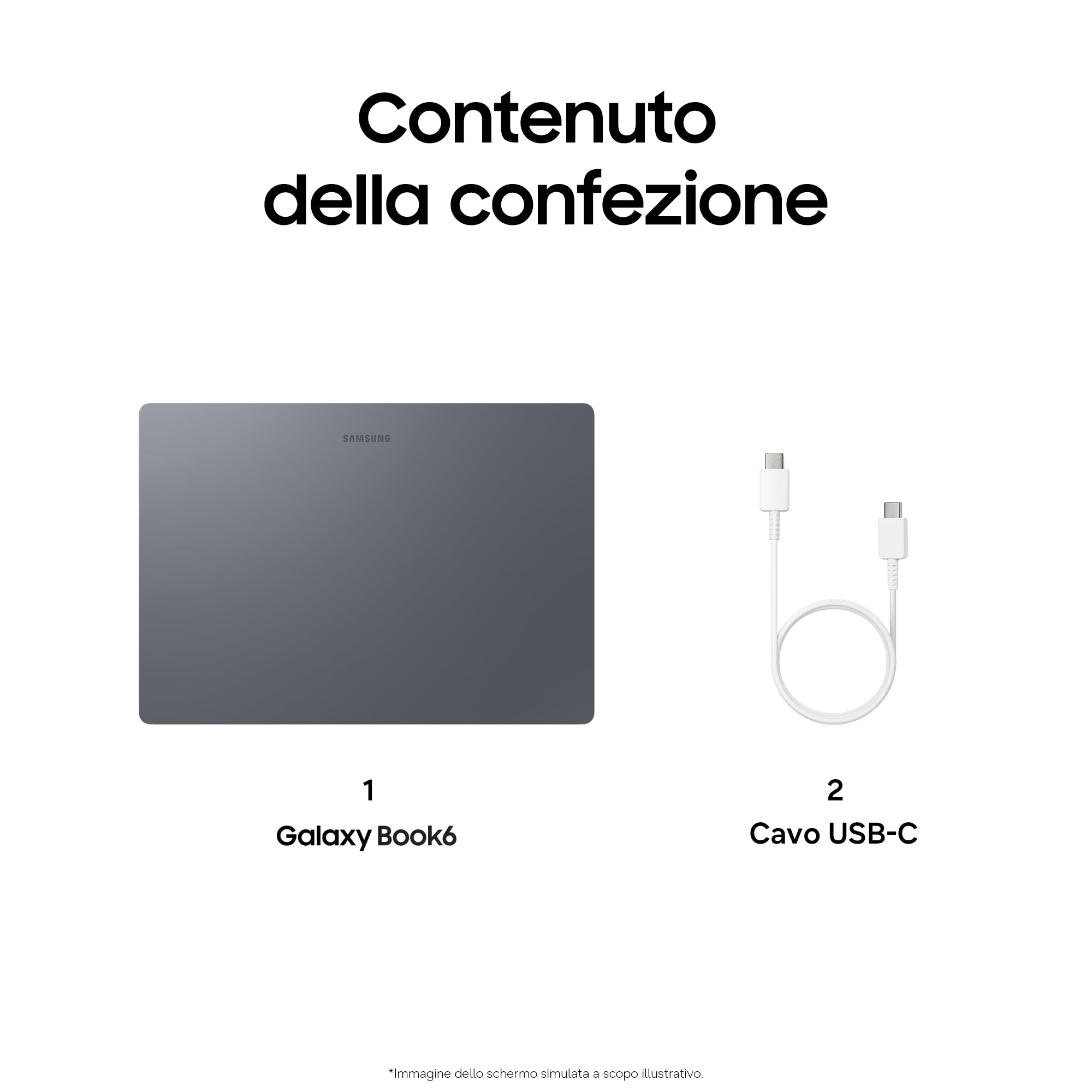 Samsung Galaxy Book6 16" Ultra 7 355 16GB 512GB Copilot+PC Portatile Gray