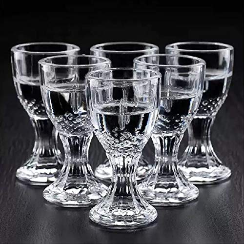 12 Ml 0.4Ounce Small Mini Shot Glasses Set Of 6 (Only 12 Ml) #TOP4