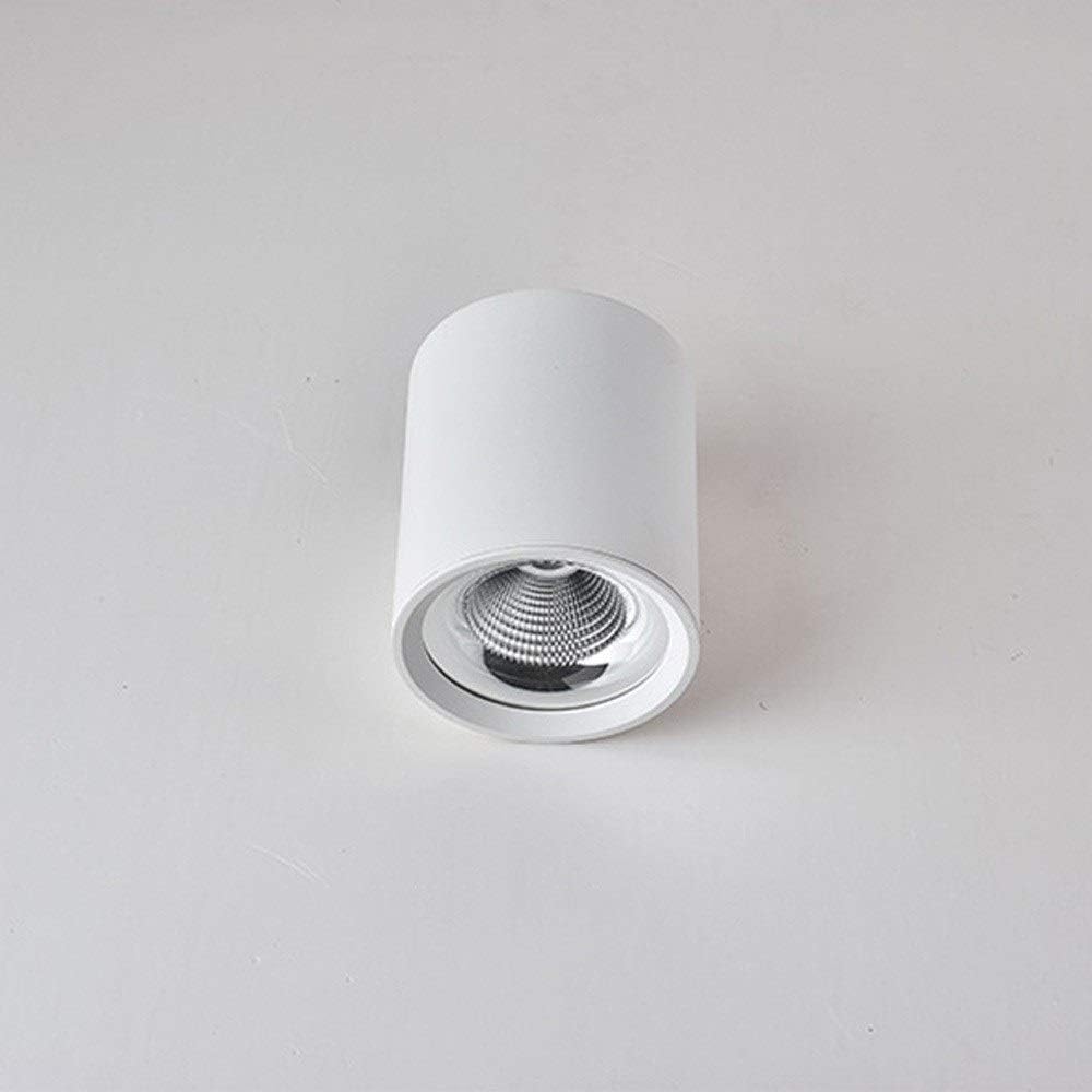 表面実装 7 ワット/15 ワットダウンライト天井 COB スポットライト北欧アルミニウム金属アンチグレアパネルランプ廊下ギャラリー