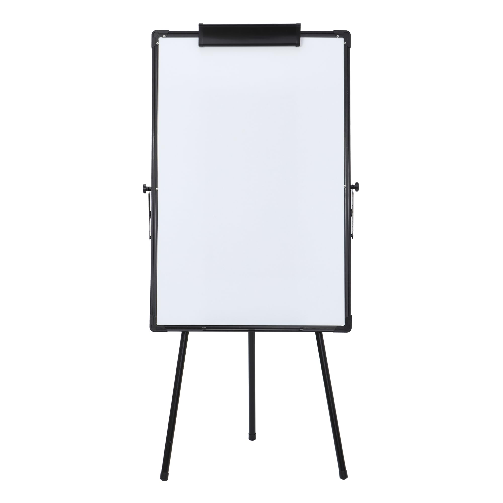 Mordchil EU Large Tripod Stand Whiteboard Easel, 90 * 60CM Double Sided Magnetic Dry Erase Board, Height Adjustable & 360 Degree Rotating Stand Flip Chart for School, Classroom, Home, Office, Black — image 1