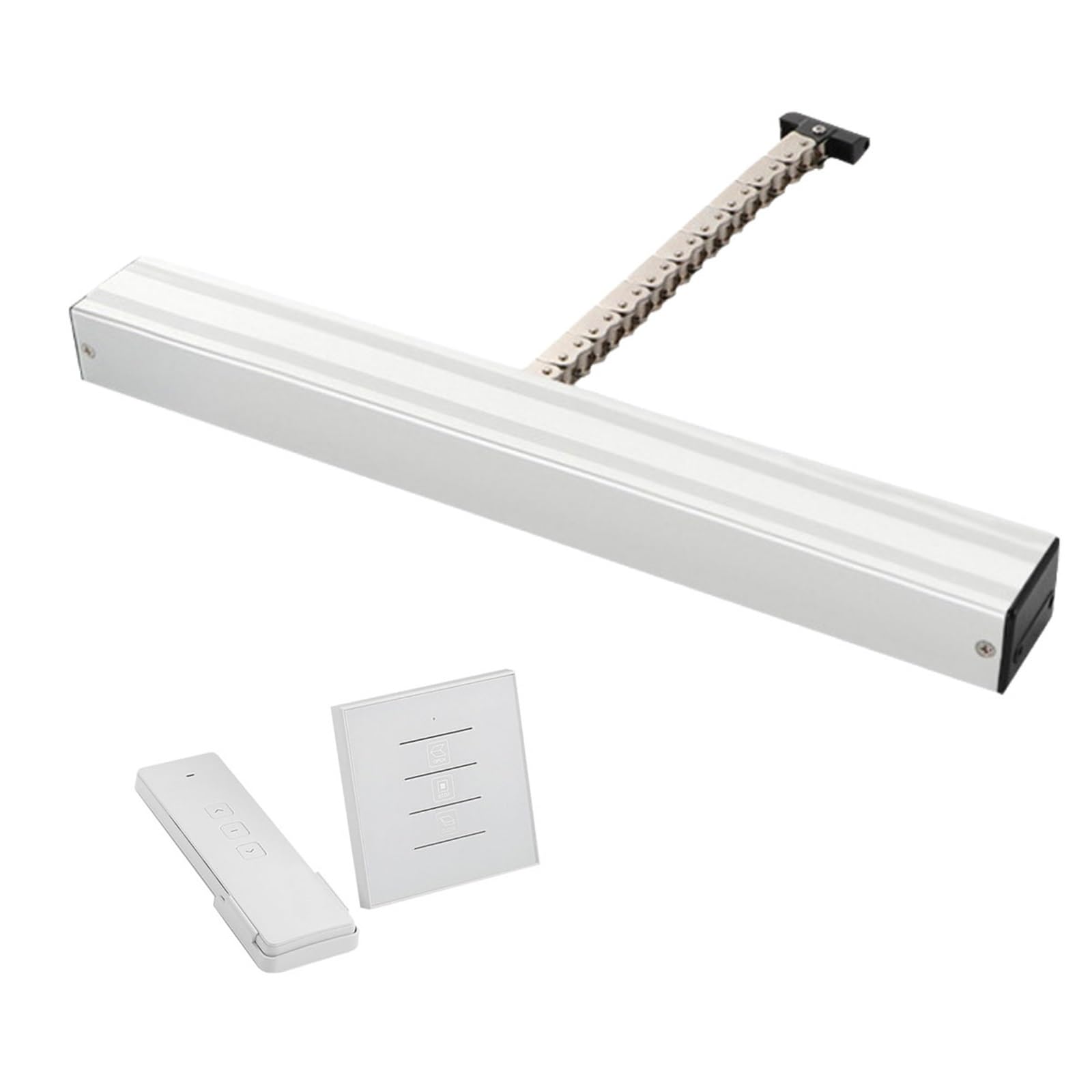 Elektrischer Fensteröffner Mit Kettenantrieb Funkferngesteuerter Motor Für Oberlichter, Drehflügelfenster, Dual-Mode-Steuerung, 600N Schubkraft(300mm)