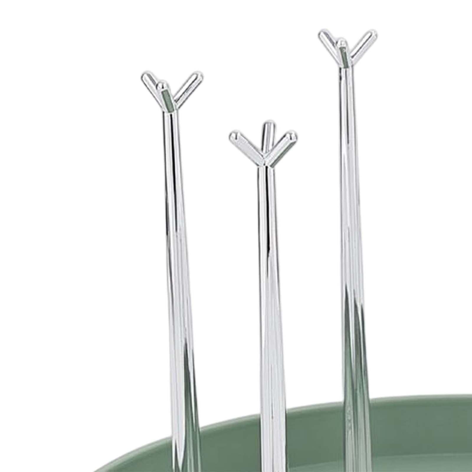 Coffee Mug Holder Home Storage Mug Hooks Removable for Bathroom Kitchen Green-image-41