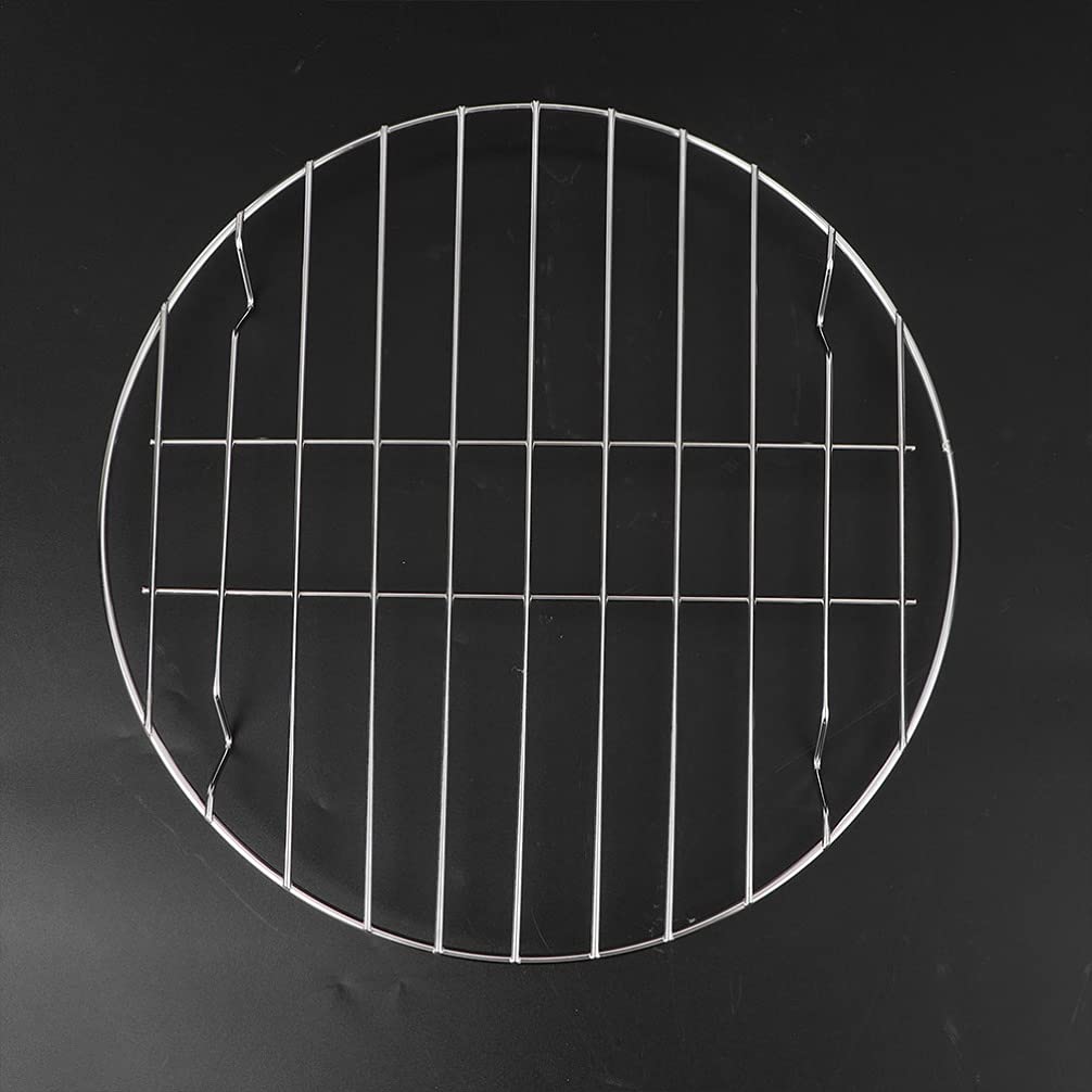 Grill Hibachi 22 cm Okrągły stojak do gotowania 2 szt. Stal nierdzewna Pieczenie Chłodzenie Gotowanie na parze Stojak do grillowania Druciane stojaki do pieczenia Stojaki do suszenia Piekarnia Uchwy