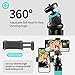 Aureday Phone Tripod, Flexible Tripod for iPhone and Android, Portable with Wireless Remote and Clip for Video Recording/Vlogging/Selfie (Blue)