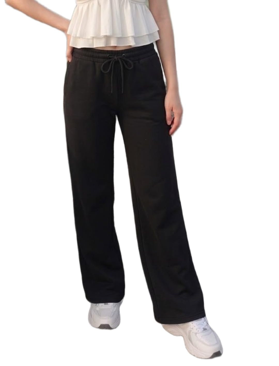 dockstreet Track Pant for Women || Baggy Fit || Track Pants || Full Elastic Jogger Track Pant ||-picture-36