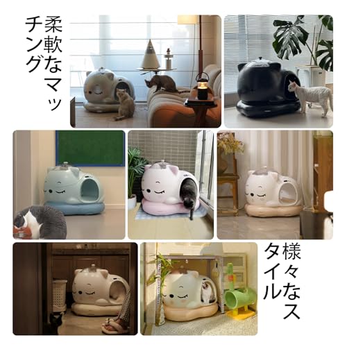 WOOHULOO 猫 自動トイレ AI搭載21センサ 80L ダブル脱臭機能 の商品画像 6