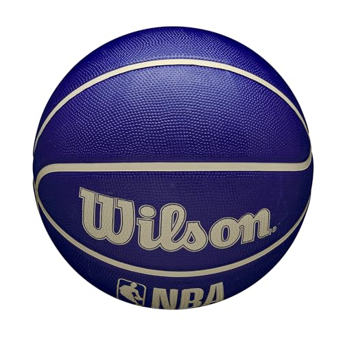 Image of WILSON NBA DRV Outdoor Basketball - Indigo /Beige, Size 6-28.5 inch