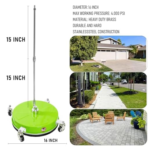 Wexo Palindrog 16" Pressure Washer Surface Cleaner