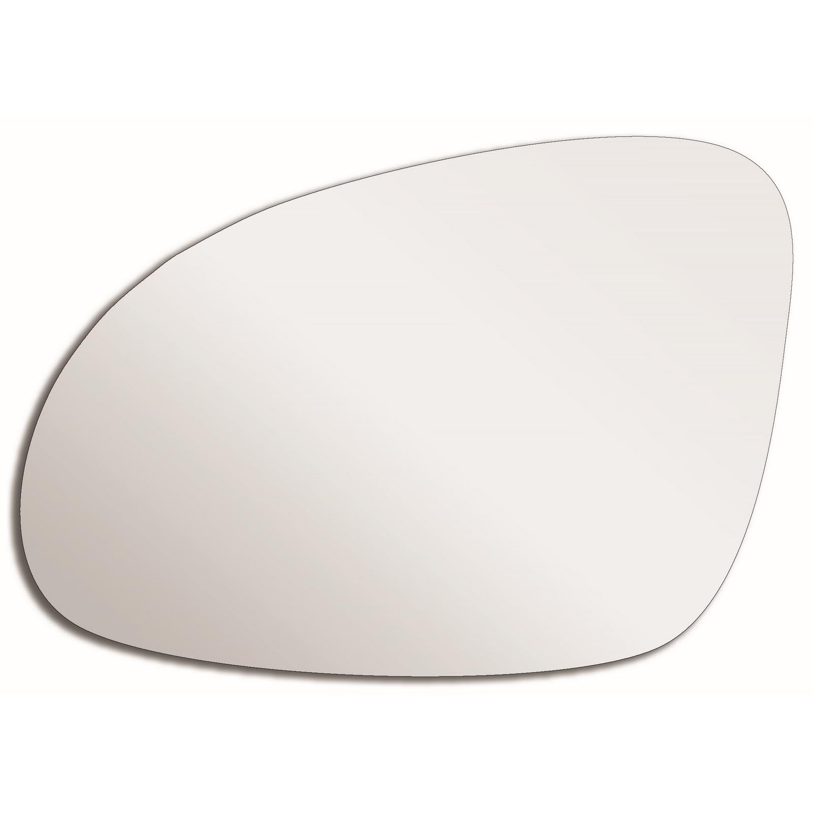 Heated Flat Mirror Glass with Backing Plate for VW 06-10 Jetta Rabbit 05-10 Passat 11-14 Jetta Wagon SportWagen 06-09 GTI 08-09 GLI 07-08 EOS R32