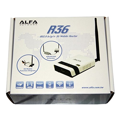 Buy WiFi Antenna 18dBi YAGI + ALFA R36 + N Long Range Booster Pick Up