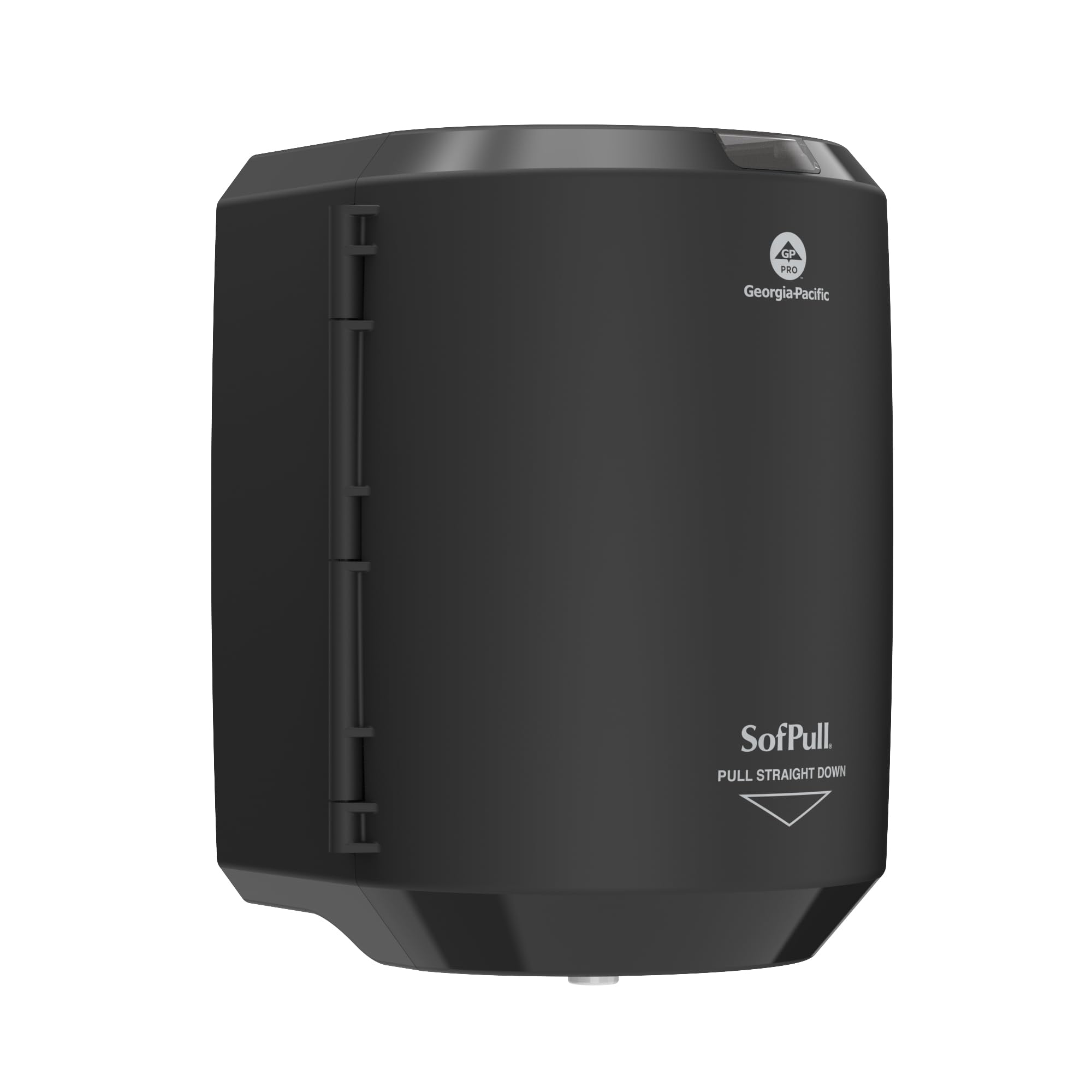 SofPull Centerpull Junior Capacity Paper Towel Dispenser by GP PRO (GEORGIA-PACIFIC), Black, 58008B, 1 Dispenser, 7.79" W x 6.88" D x 10.52" H