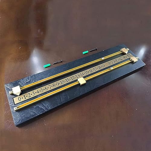 Marcador de billar para pared, marcador de snooker y pool, accesorio para juegos de billar miniatura 5