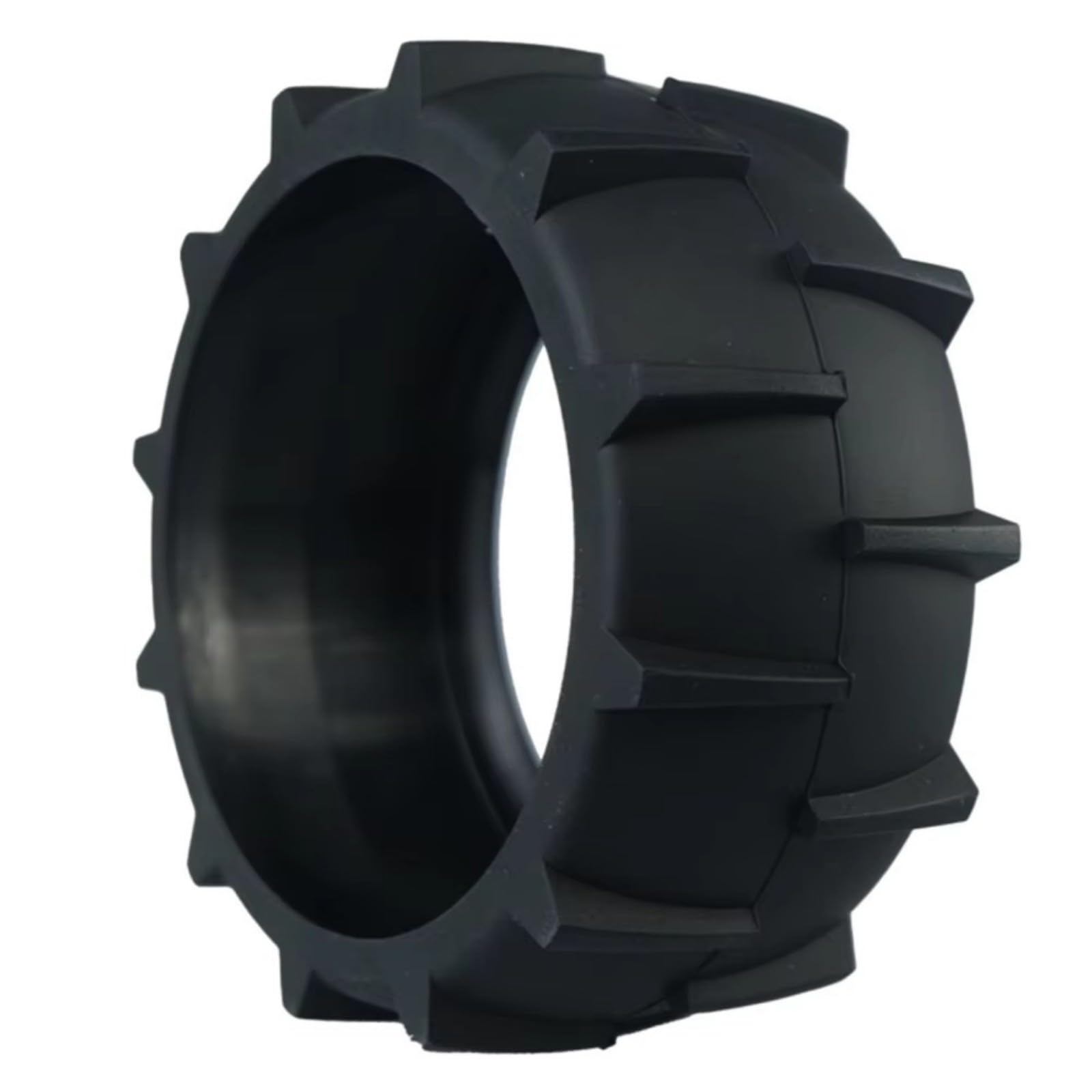 Juego de 4 neumáticos de goma para cortacésped robot de repuesto para cortador de césped inteligente, 100 x 40 mm, rueda antideslizante de repuesto