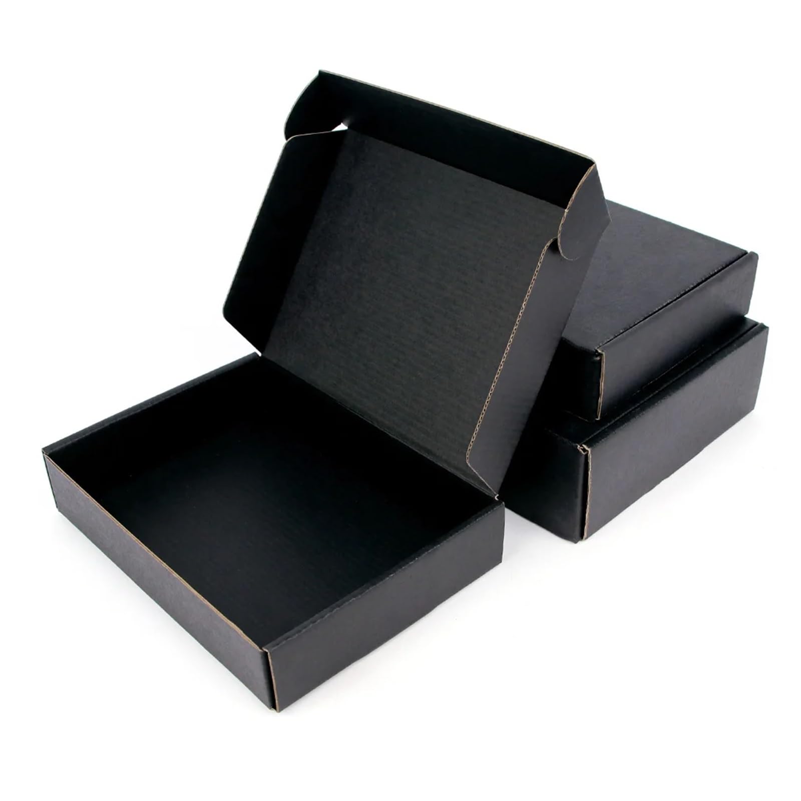 Confezione regalo nera per Compleanno, San Valentino | Abbigliamento Trasporto Imballaggio ondulato Cartone di piccole dimensioni(5pcs,32x25x5cm)