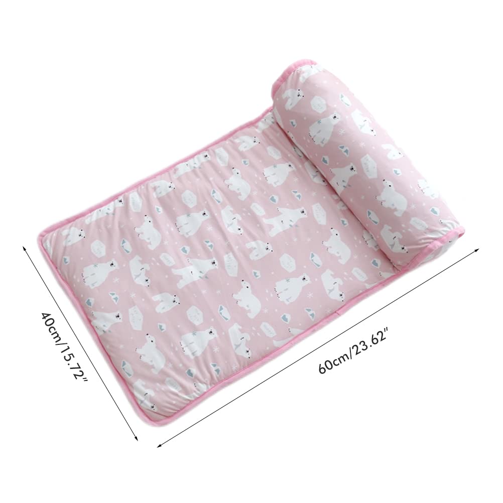 spier Pet Cooling Mat, Ice Silk Cooling Pad Summer Pet Bed Pet Cooling Blanket Sleeping Mat for Dogs and Cats, 60 x 40 cm - Image 2