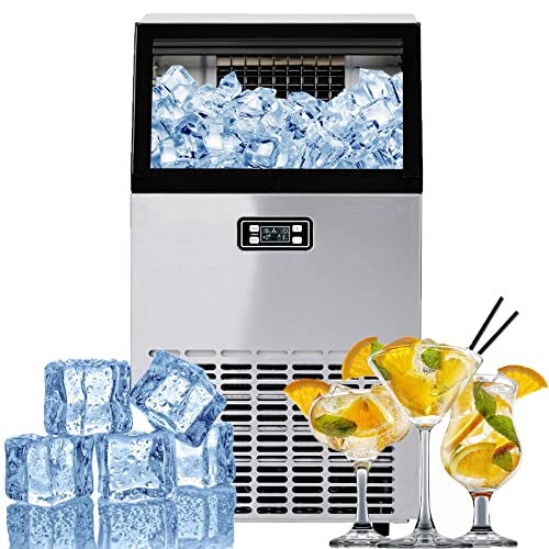 Fabricadora de hielo 45kg/24h con display LED miniatura 1