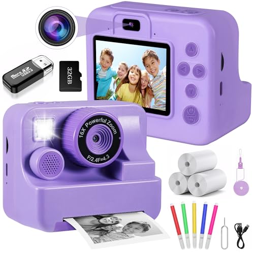 Worahroe Sofortbildkamera Kinder 12MP Digitalkamera mit 2,4\" Bildschirm 1080P Video Multifunktionale Kamera für Jungen Mädchen Kinder im Alter von 3-12 Jahren Worahroe Sofortbildkamera Kinder 12MP Digitalkamera mit 2,4\" Bildschirm 1080P Video Multifunktionale Kamera für Jungen Mädchen Kinder im Alter von 3-12 Jahren