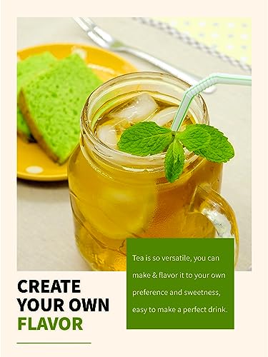 Image of TeeLux Mint Green Tea Bags, Fresh & Smooth Taste, Refreshing Aroma, 50Count